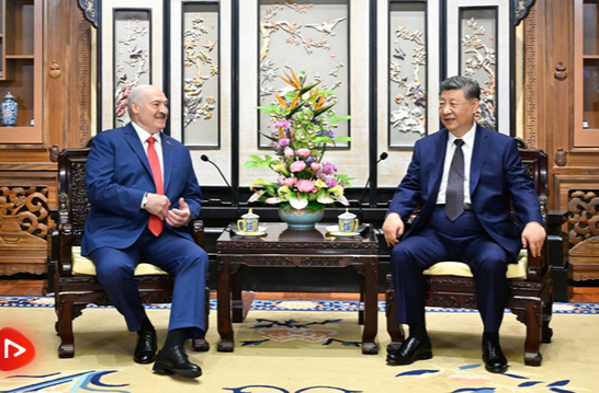 习近平会见白俄罗斯总统卢卡申科