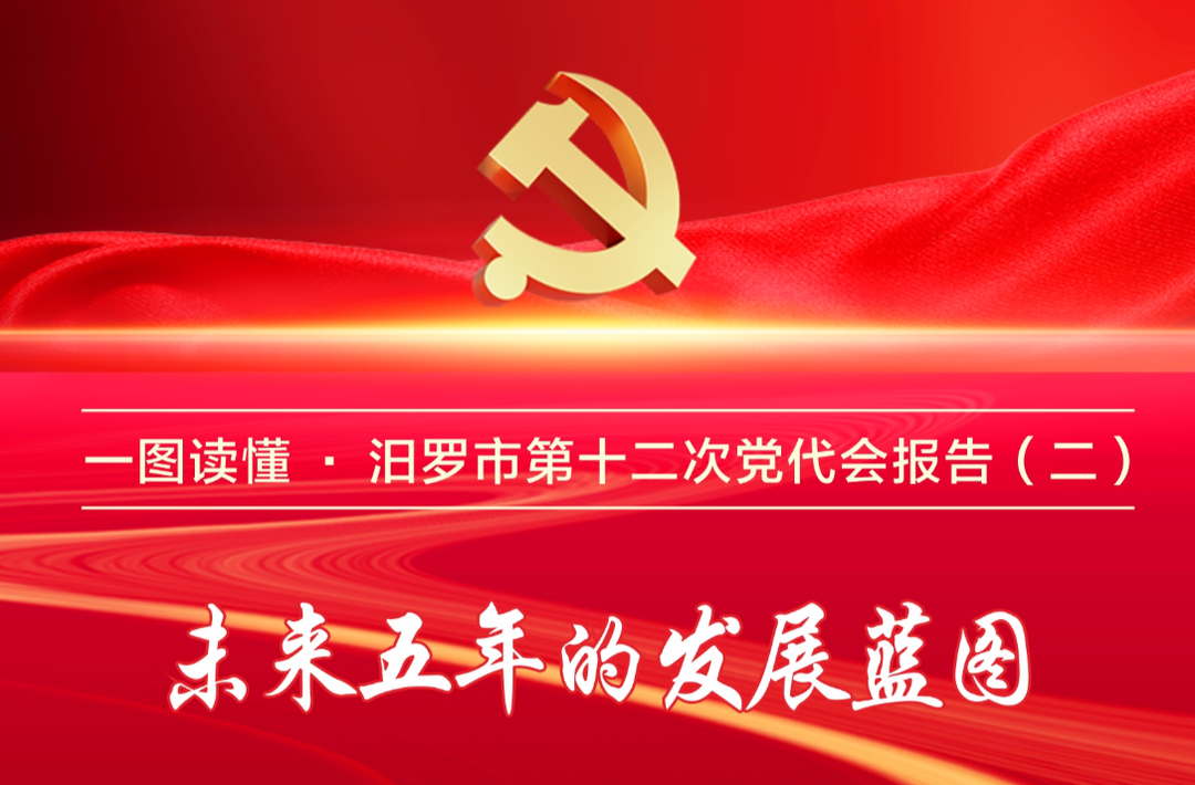 一图读懂丨汨罗市第十二次党代会报告（二）未来五年的发展蓝图