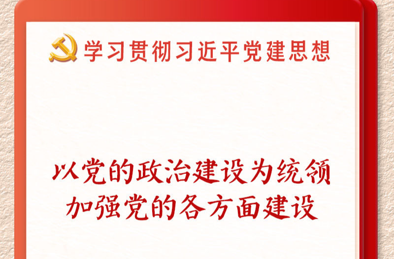 学习新语｜以党的政治建设为统领加强党的各方面建设