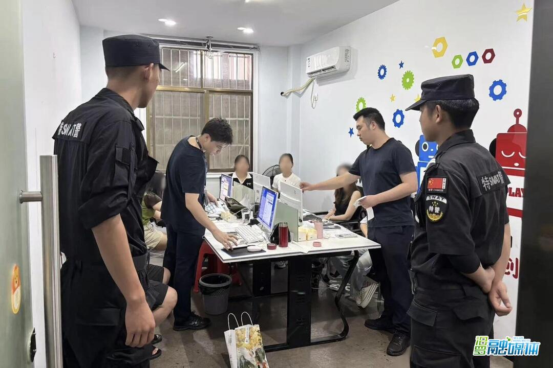 汨罗公安成功捣毁一非法贷款引流工作室，抓获25人