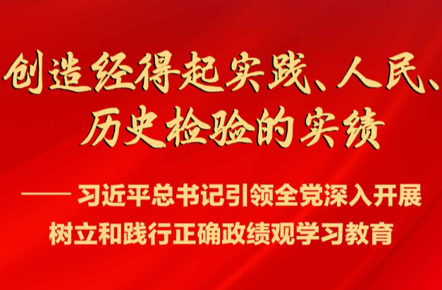 创造经得起实践、人民、历史检验的实绩——习近平总书记引领全党深入开展树立和践行正确政绩观学习教育
