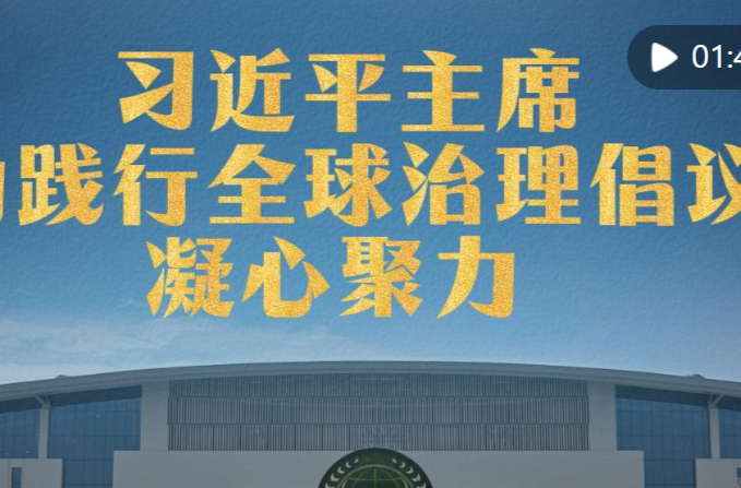 习近平主席为践行全球治理倡议凝心聚力