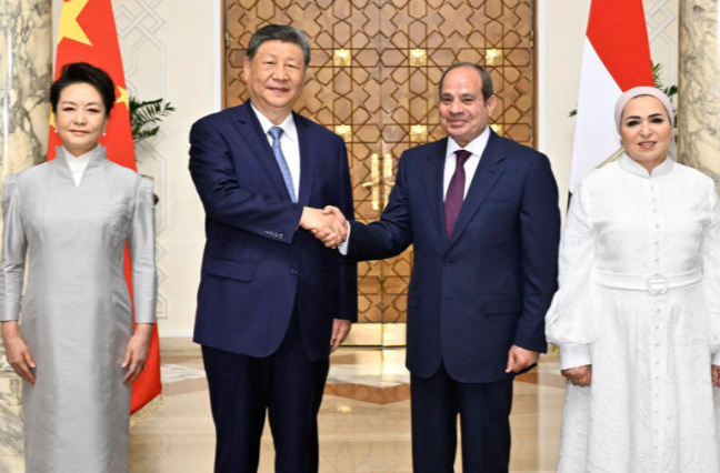 视频丨习近平同埃及总统塞西会谈