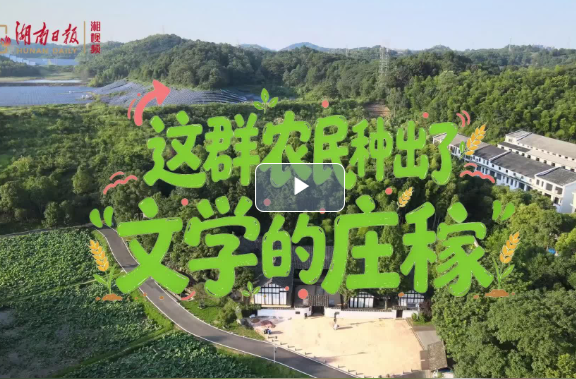 新大众文艺看湖南丨益阳清溪村：种地的人，开始种文学了
