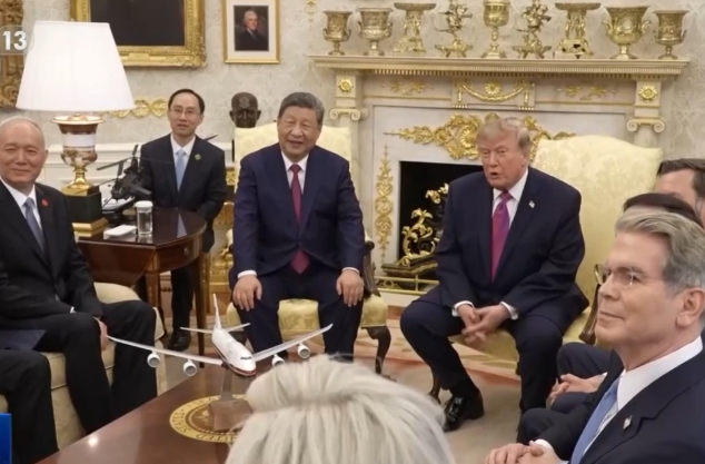 视频丨习近平同美国总统特朗普会谈