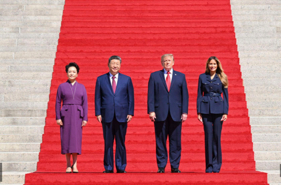 大国外交进行时丨中美两国元首夫妇共同参观美国国家档案馆