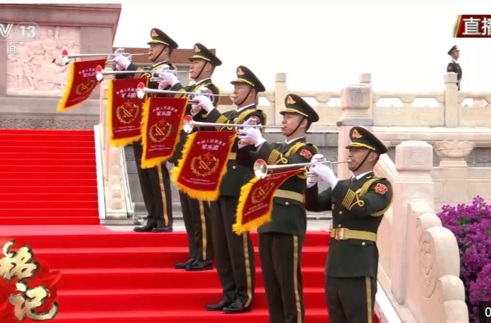 独家视频丨中国人民解放军军乐团小号手吹响《烈士纪念日号角》