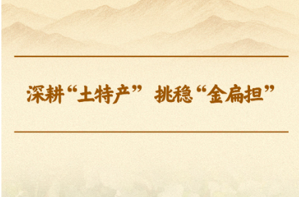 学习手记｜深耕“土特产” 挑稳“金扁担”