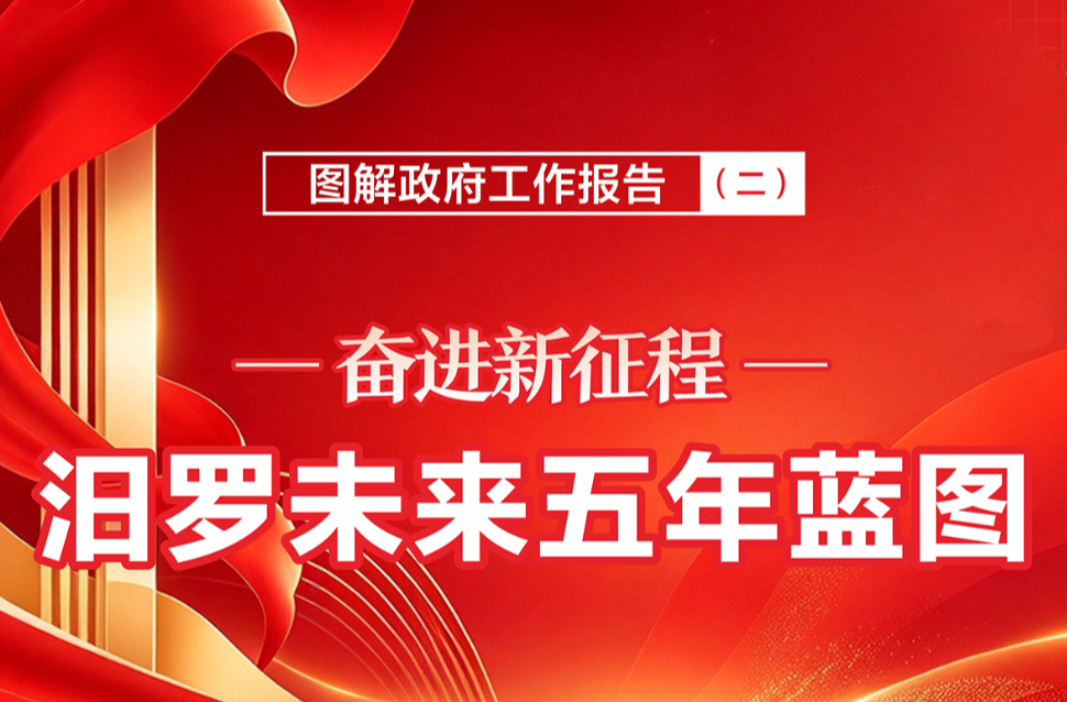 图解政府工作报告（二） | 奋进新征程，汨罗未来五年蓝图