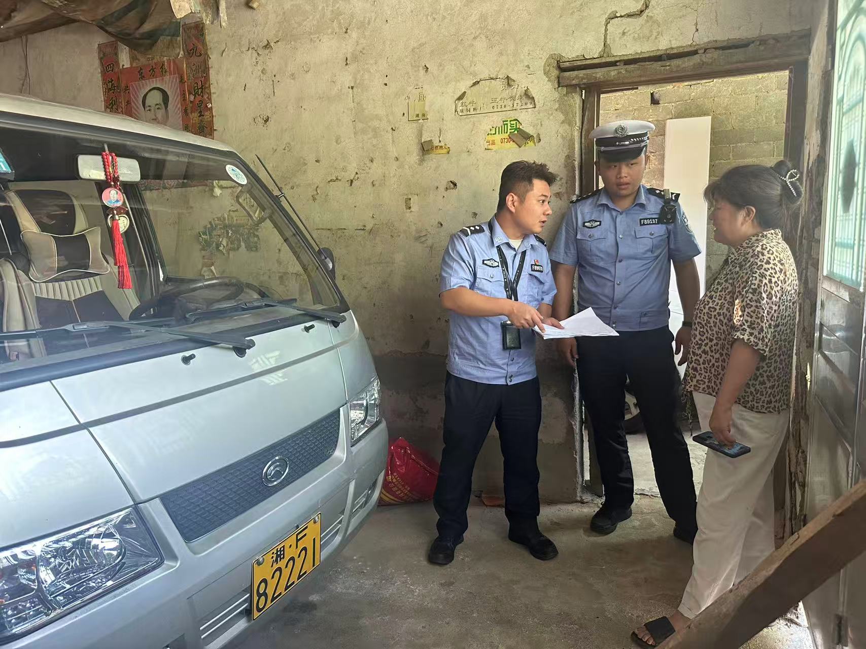 汨罗交管大队推进老旧柴油货车报废清零