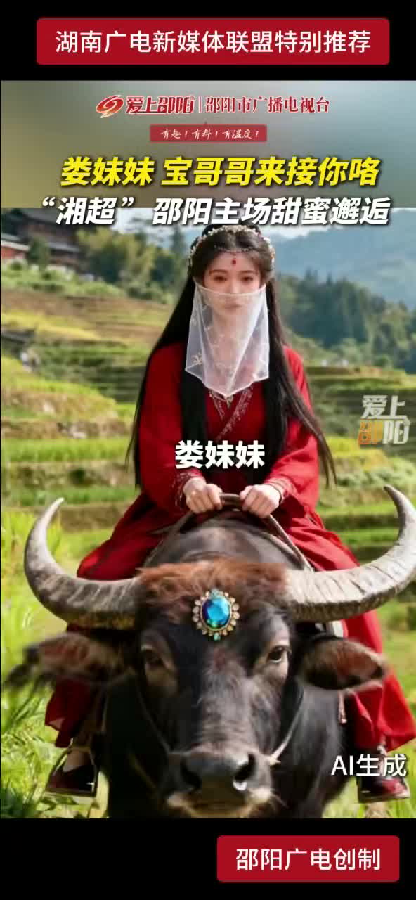 娄妹妹 宝哥哥来接你咯 “湘超”邵阳主场甜蜜邂逅