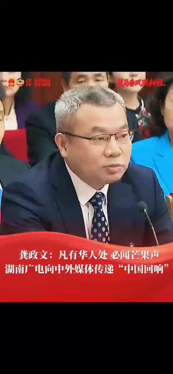 龚政文：凡有华人处 必闻芒果声 湖南广电向中外媒体传递“中国回响”