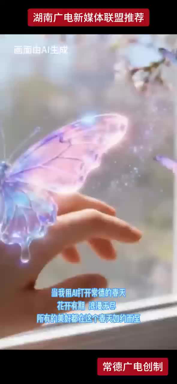 当我用AI打开常德的春天 花开有期 浪漫无尽 所有的美好都在这个春天如约而至