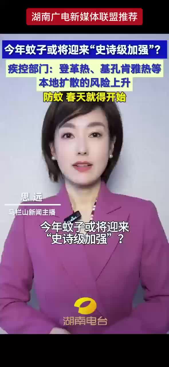 今年蚊子或将迎来“史诗级加强”？疾控部门：登革热、基孔肯雅热等 本地扩散的风险上升 防蚊 春天就得开始