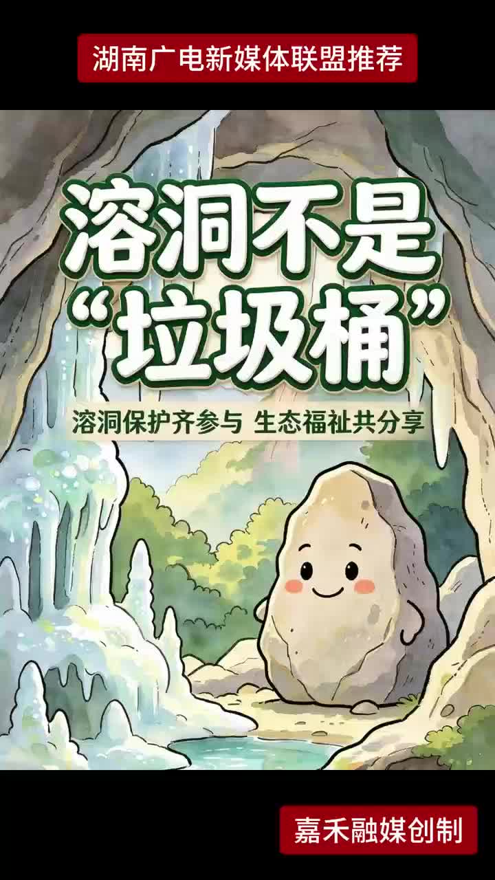 溶洞不是 “垃圾桶” 溶洞保护齐参与 生态福祉共分享