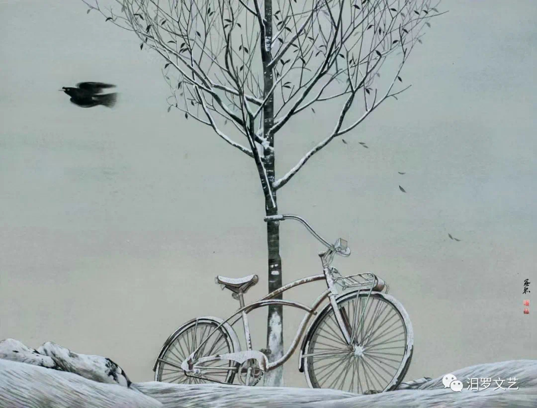 雷宪和作品《春雪》入选2022全国（厦门）工笔画作品展览