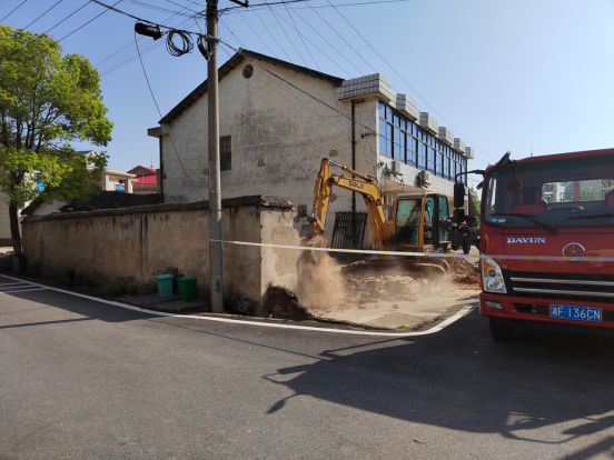 古培镇：5处违建被集中拆除