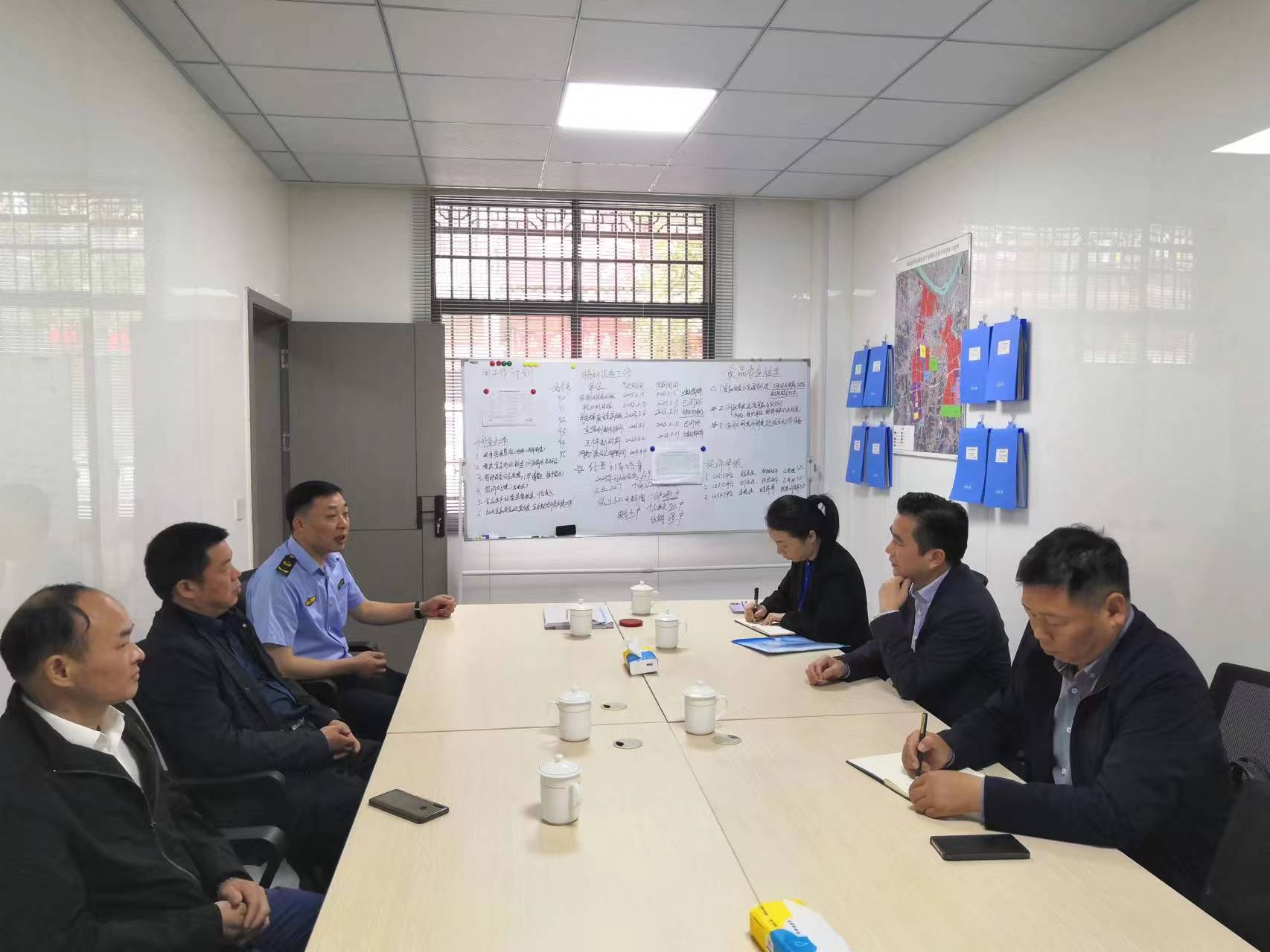 岳阳市市场局调研组来汨罗调研质量基础设施 “一站式”服务等工作