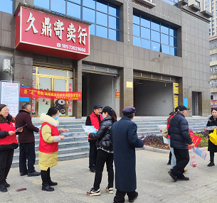 归义镇罗城社区开展高层建筑电动车消防安全宣传