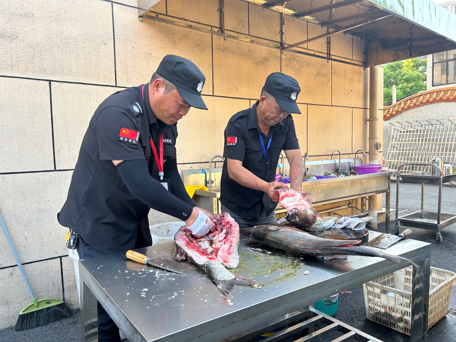 归义镇：查没渔获物无偿赠予福利机构