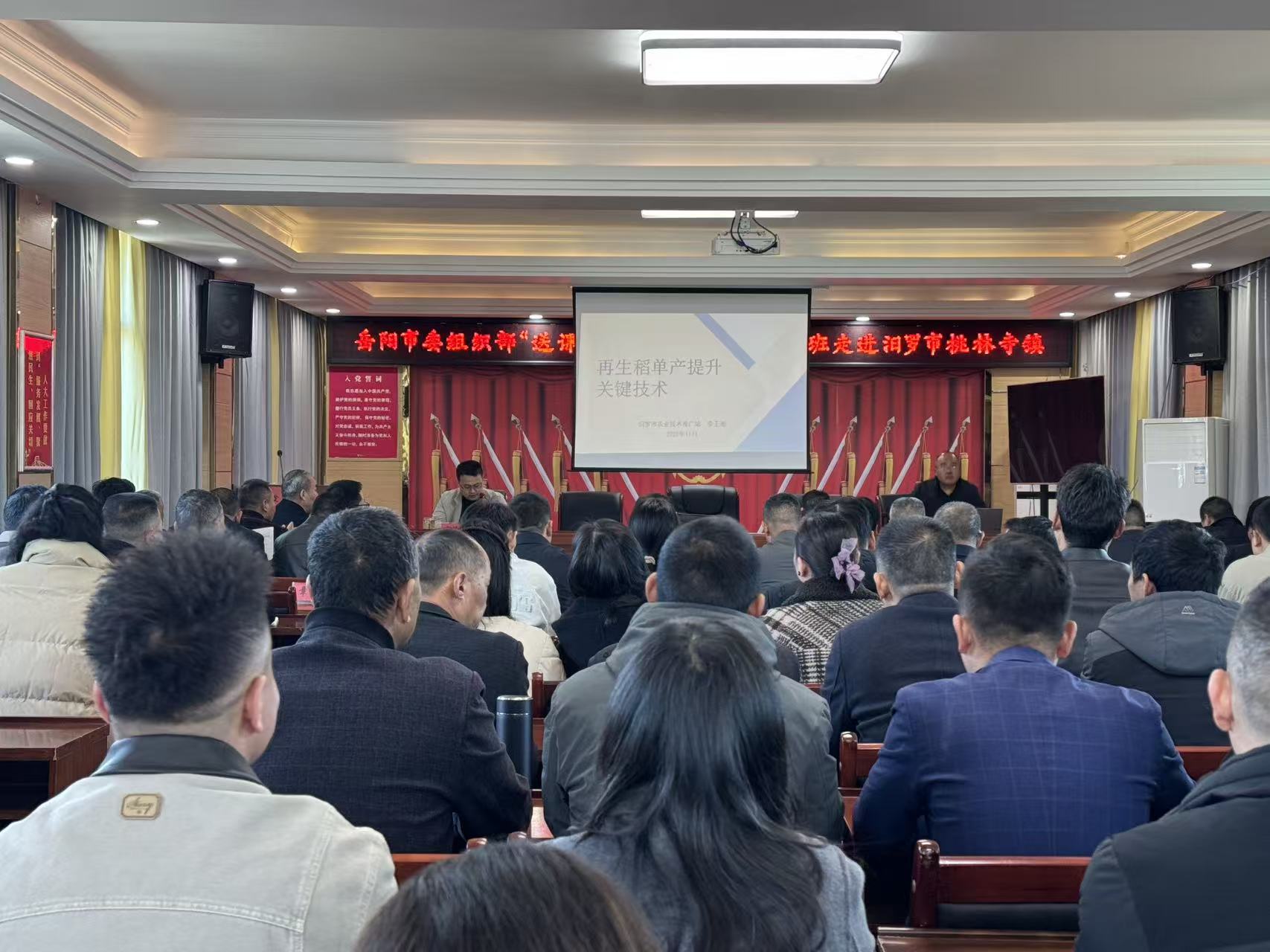 培训接地气，学习促实干！岳阳“送课下基层”活动走进汨罗桃林寺镇