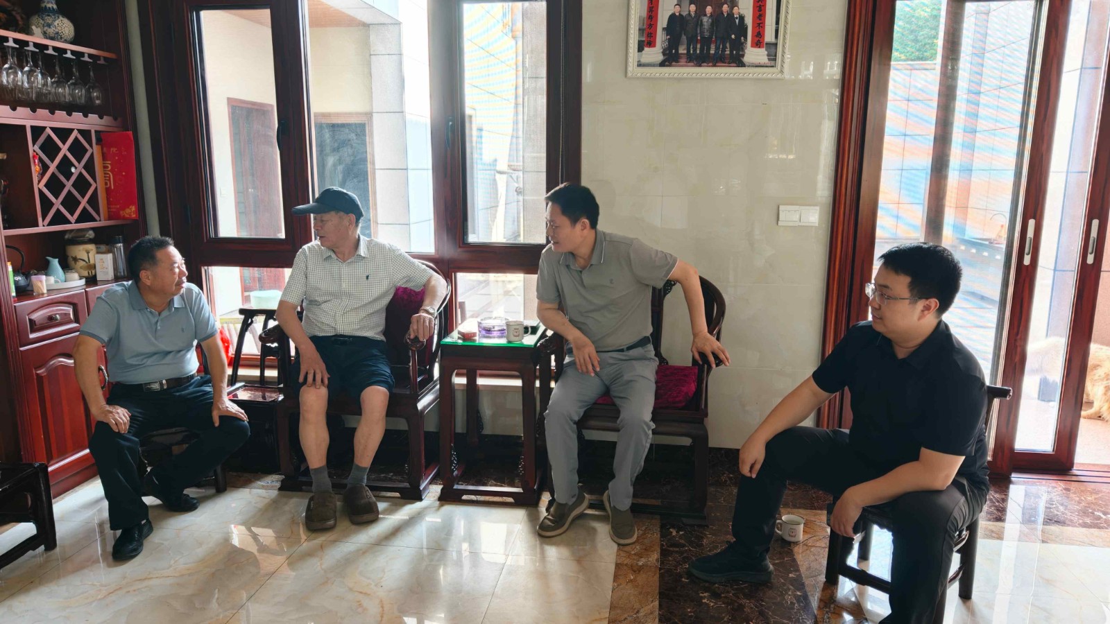 桃林寺镇：端午走访乡贤 共叙乡情共谋发展