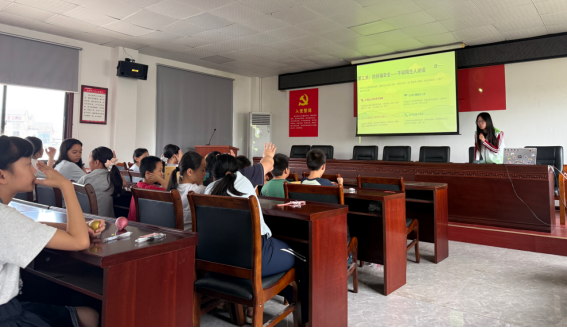 三江镇花桥社区暑托班：让科学触手可及 让安全入脑入心
