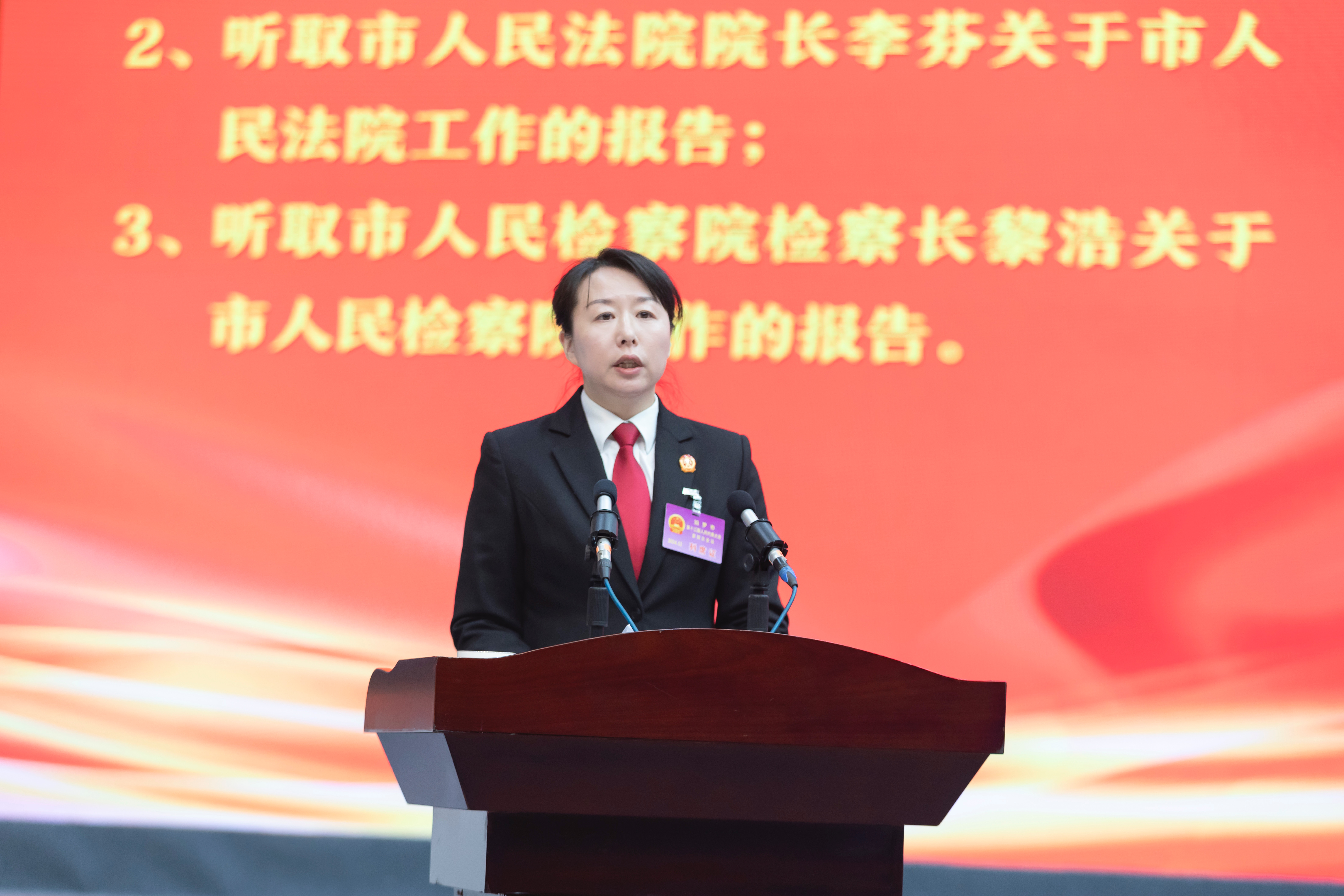 聚焦两会｜李芬作市人民法院工作报告